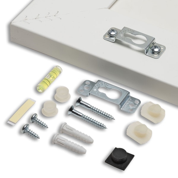 Fletcher-Terry Fletcher No-Wire Hanging Kit, Hang Wall Art up to 100 Pounds, 10PC, Heavy Duty 143009227 - main